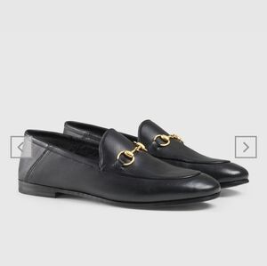 GUCCI BRIXTON Black Leather Horsebit Loafers Gucci 8 Jordaan $1000